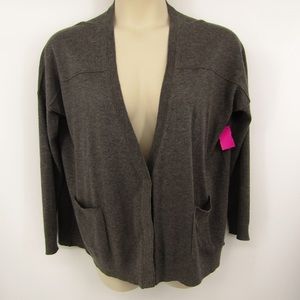 🔥 2 or more 50% off! Cabi charcoal gray cardigan